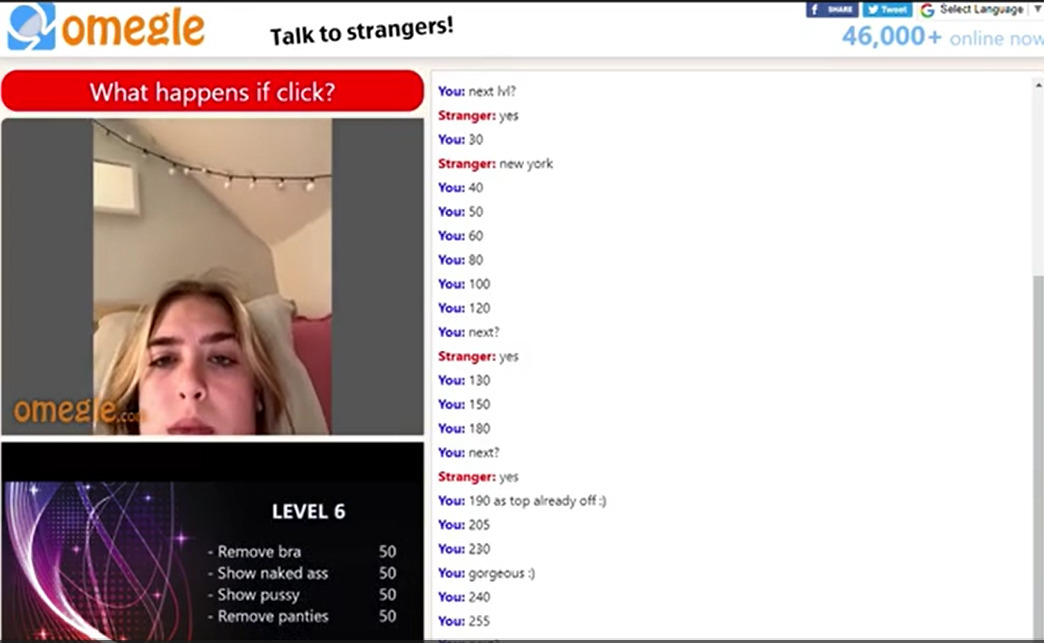 18 Year Old Teen Amy Plays Omegle Game - Omeglevids.com