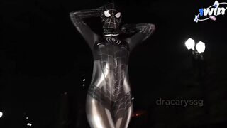 Venom is insane! Fucking in an deprived palace and getting cum in her pink pussy.